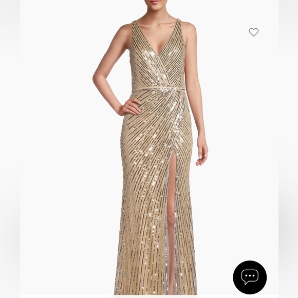 Mac Duggal Dresses & Skirts - MAC DUGGAL gold sequined gown/ dress